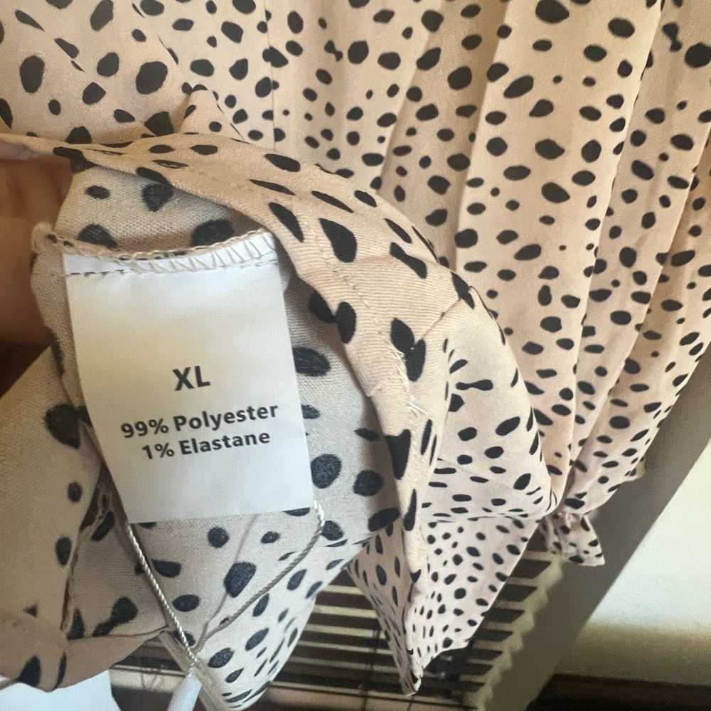 Polka Dot Ruffle Blouse - Picture 4 of 4